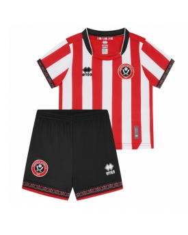 Sheffield United Maglia Gara Casa Repliche 2025-26 Bambino Maniche Corte Sheffield United Maglia Gara Casa Repliche 2025-26 Bambino Maniche Corte